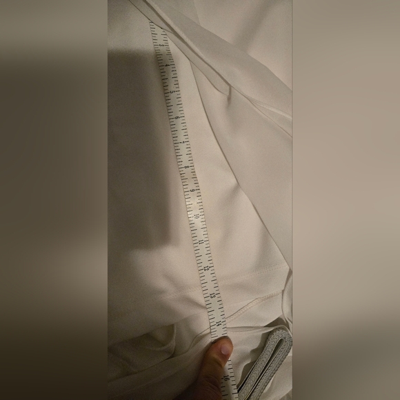 Premier Amour White Dress Short Sleeve - Picture 5 of 10